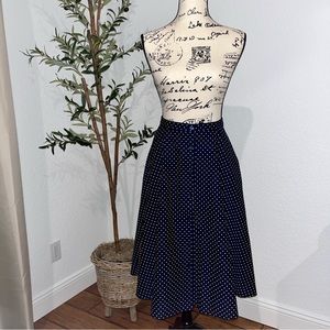 UNIQLO polka dot maxi skirt